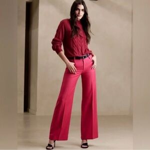 Banana Republic - Wool wide leg pants NWT.